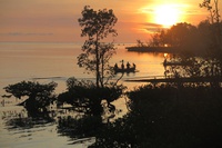 Sunset close to the Thalassa Dive Resort