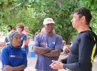 Gisèle Bakary, Jacques Philippe and Patrick Louisy